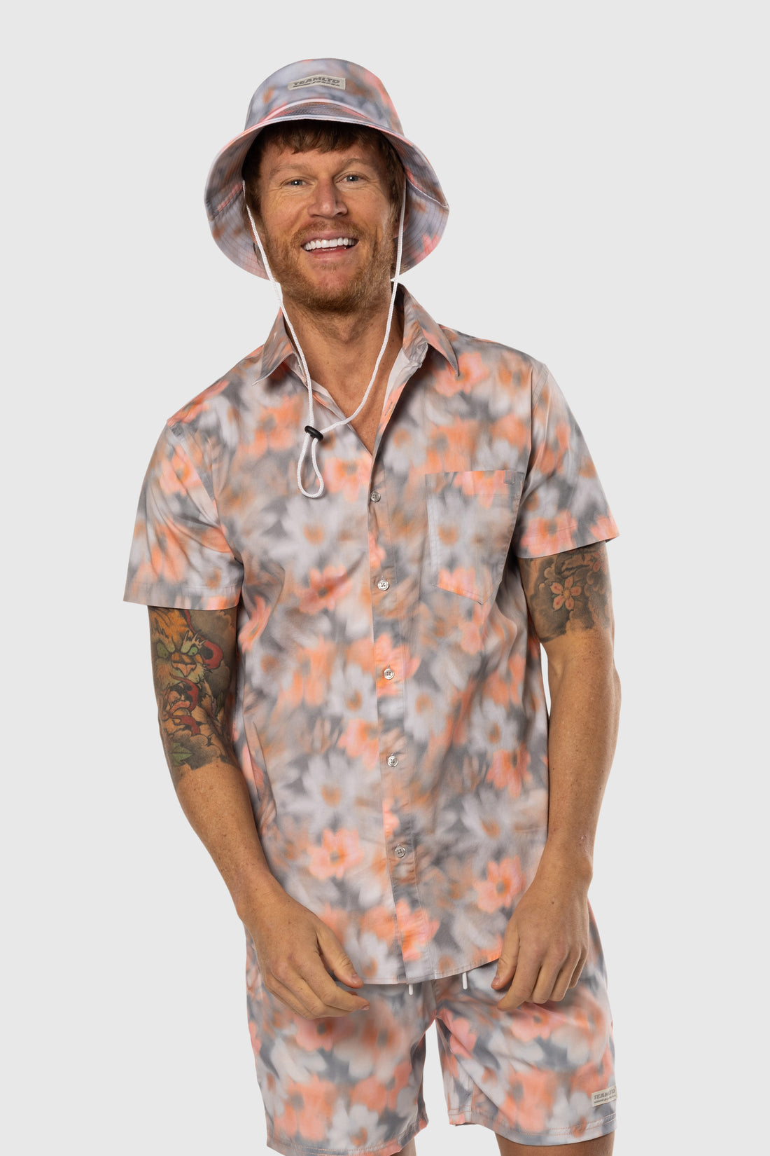 Blurred Floral Summer Tux