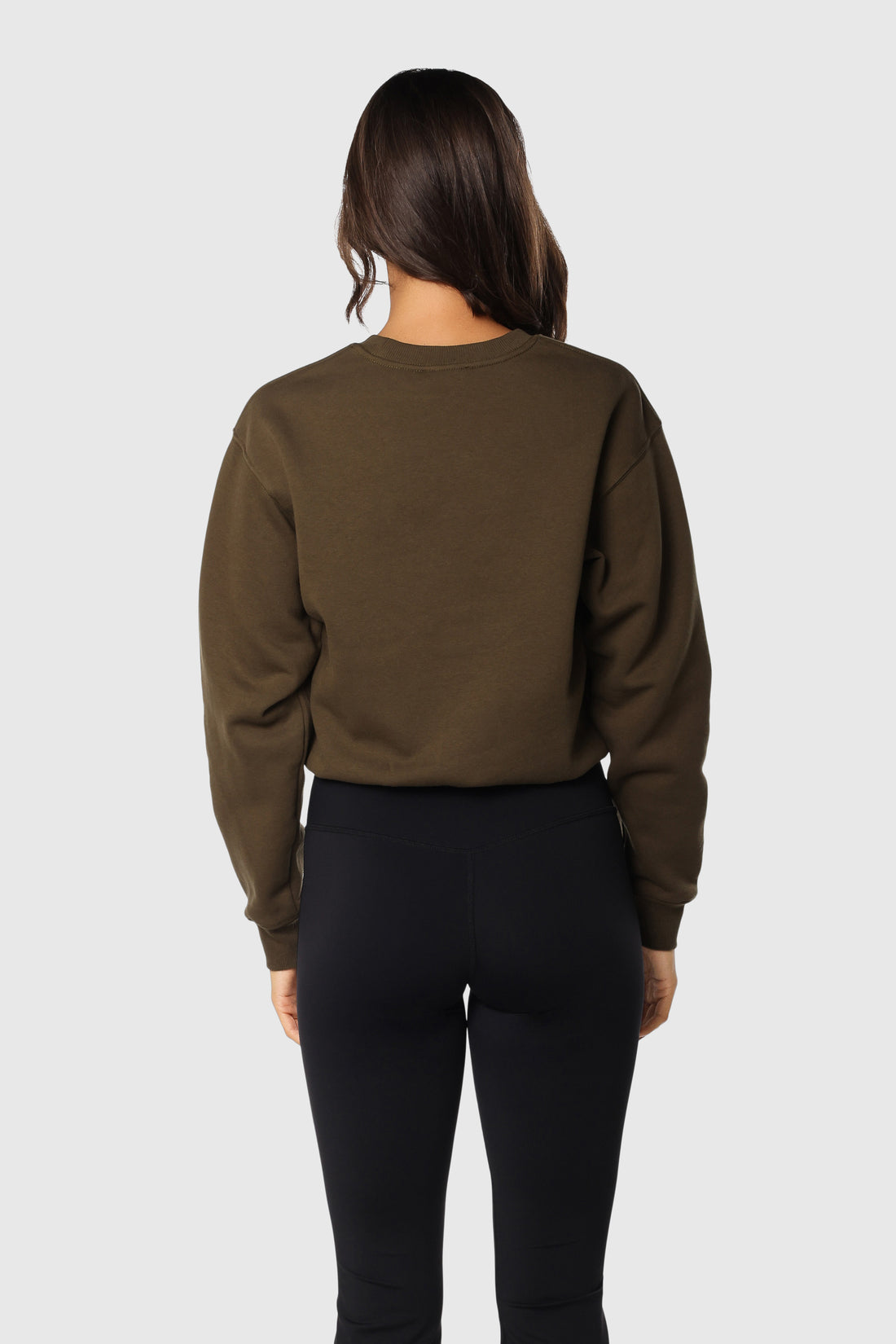 Cinch-Waist Crewneck