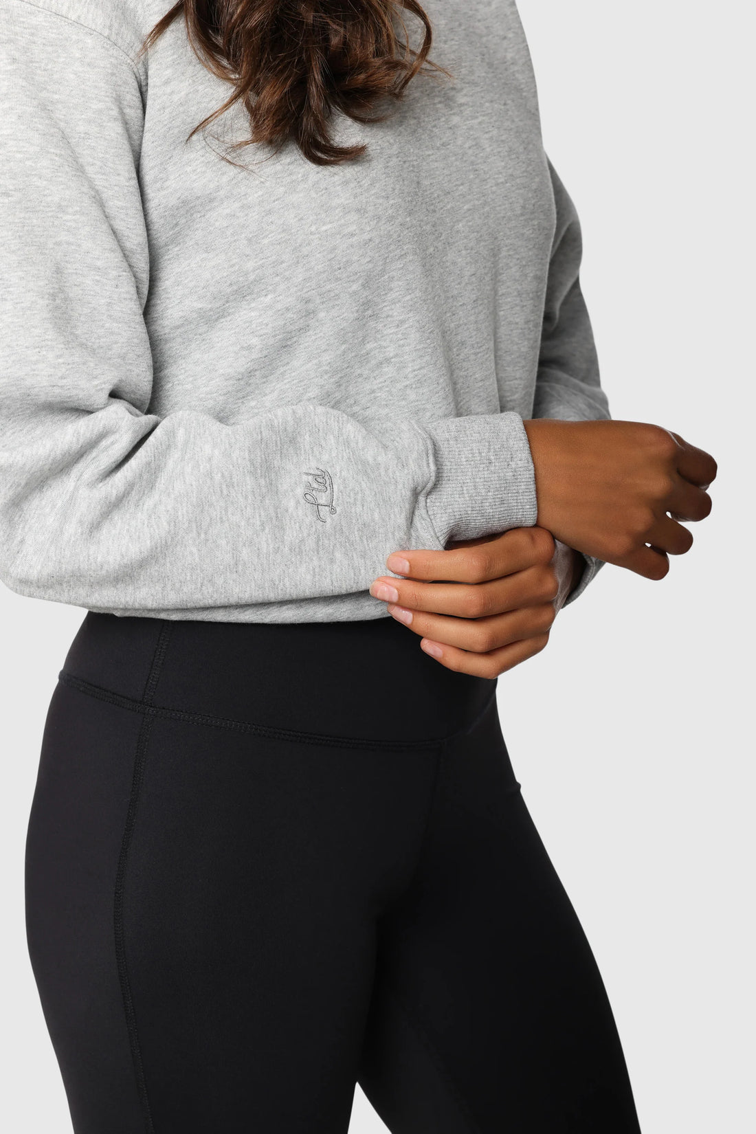 Cinch-Waist Crewneck