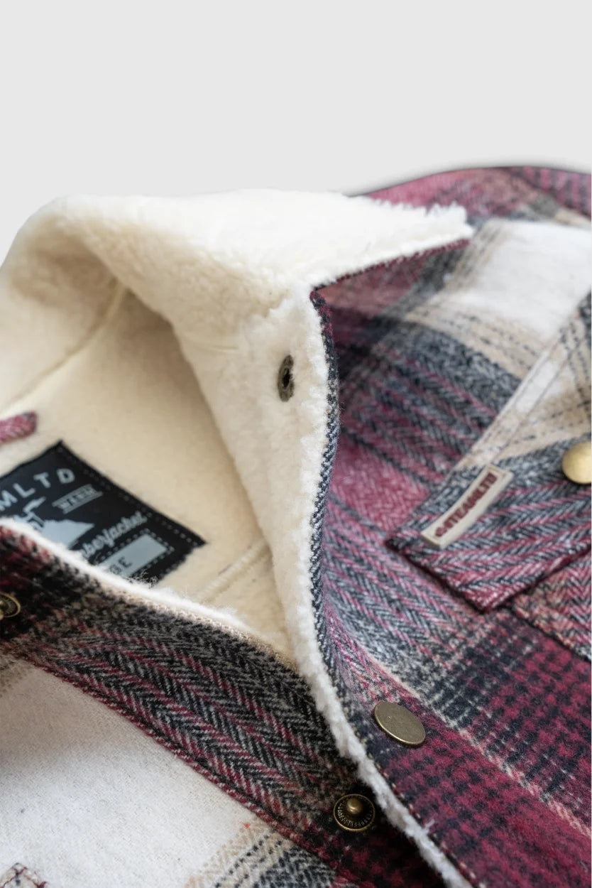 Plaid Sherpa Jacket