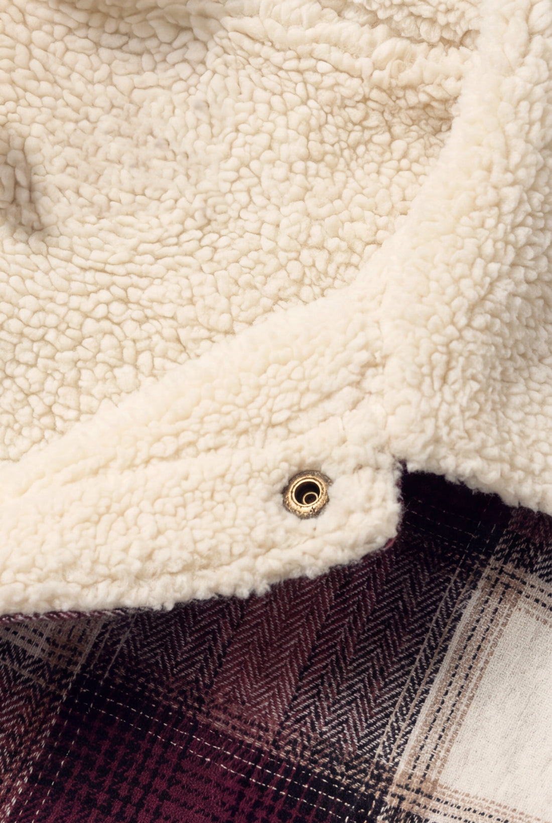 Plaid Sherpa Jacket