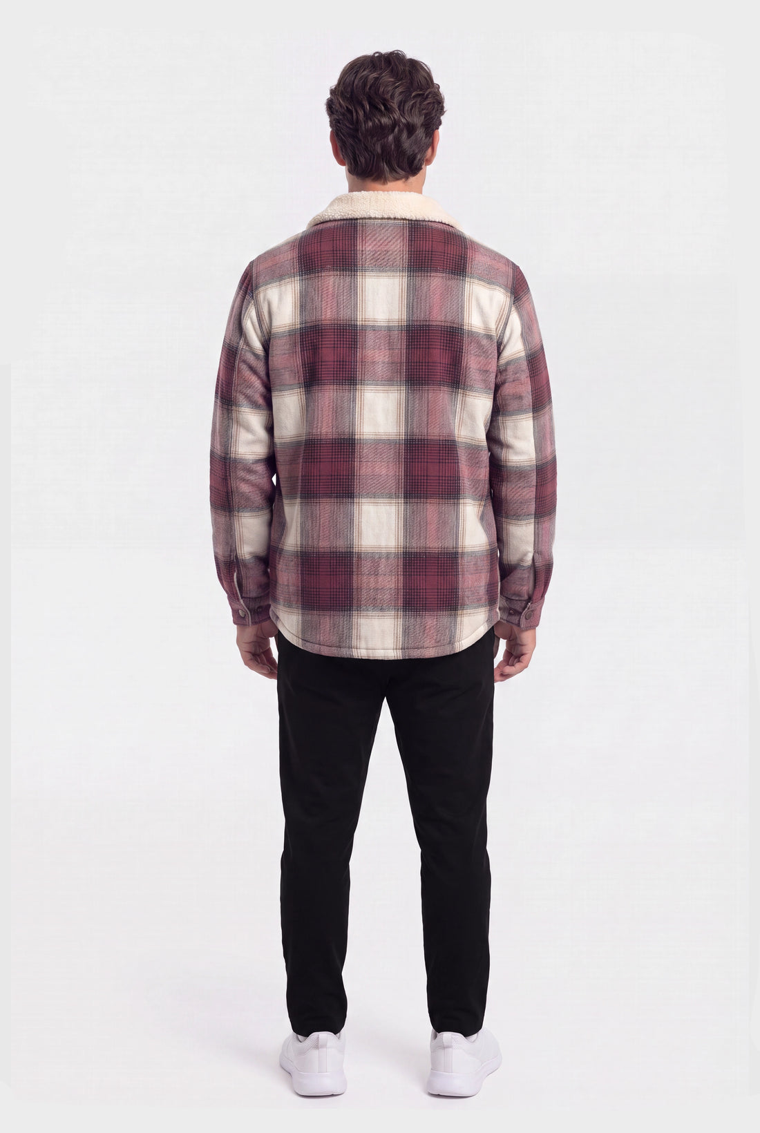 Plaid Sherpa Jacket