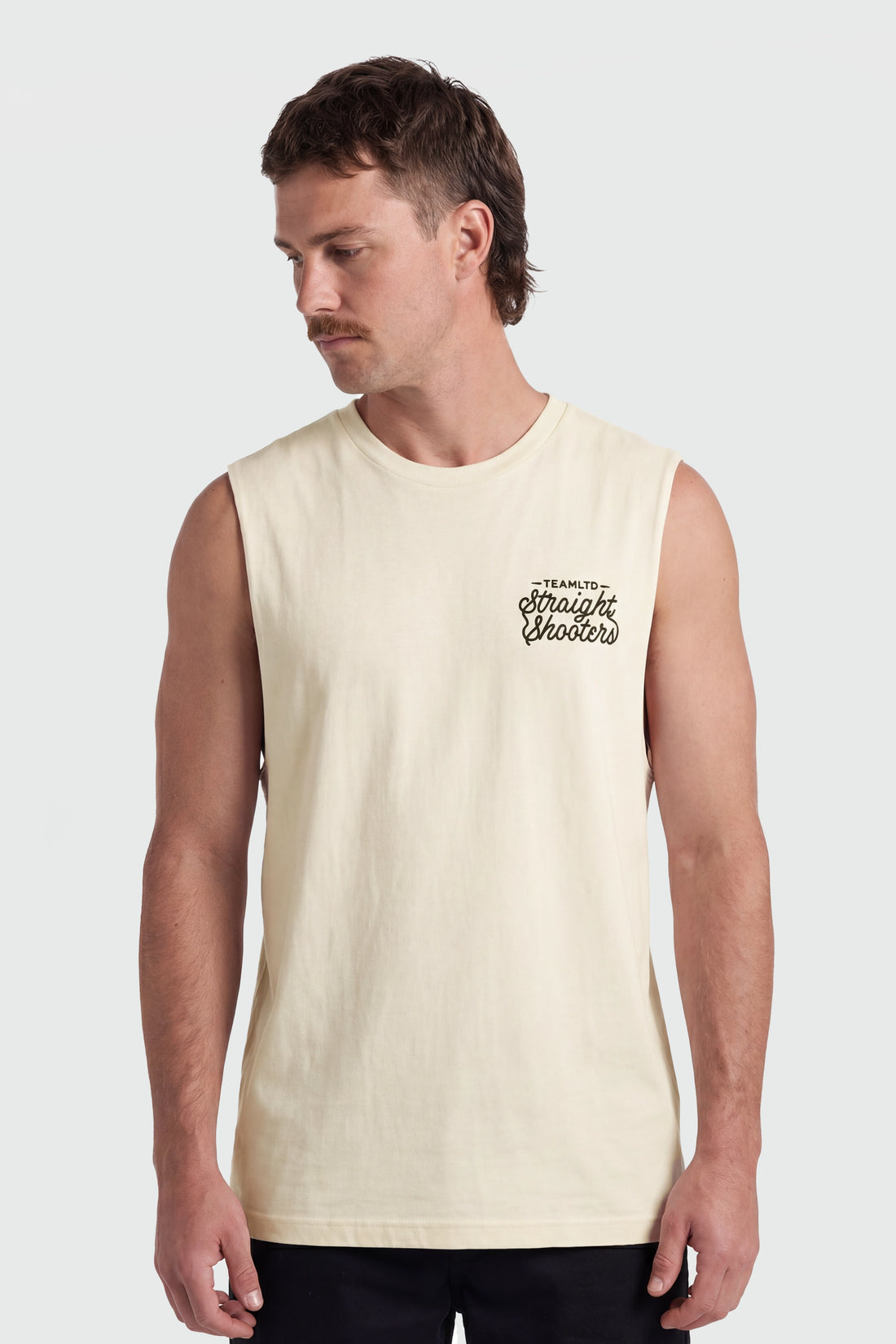 Straight Shooter Aussie Tank Tank Top - Front