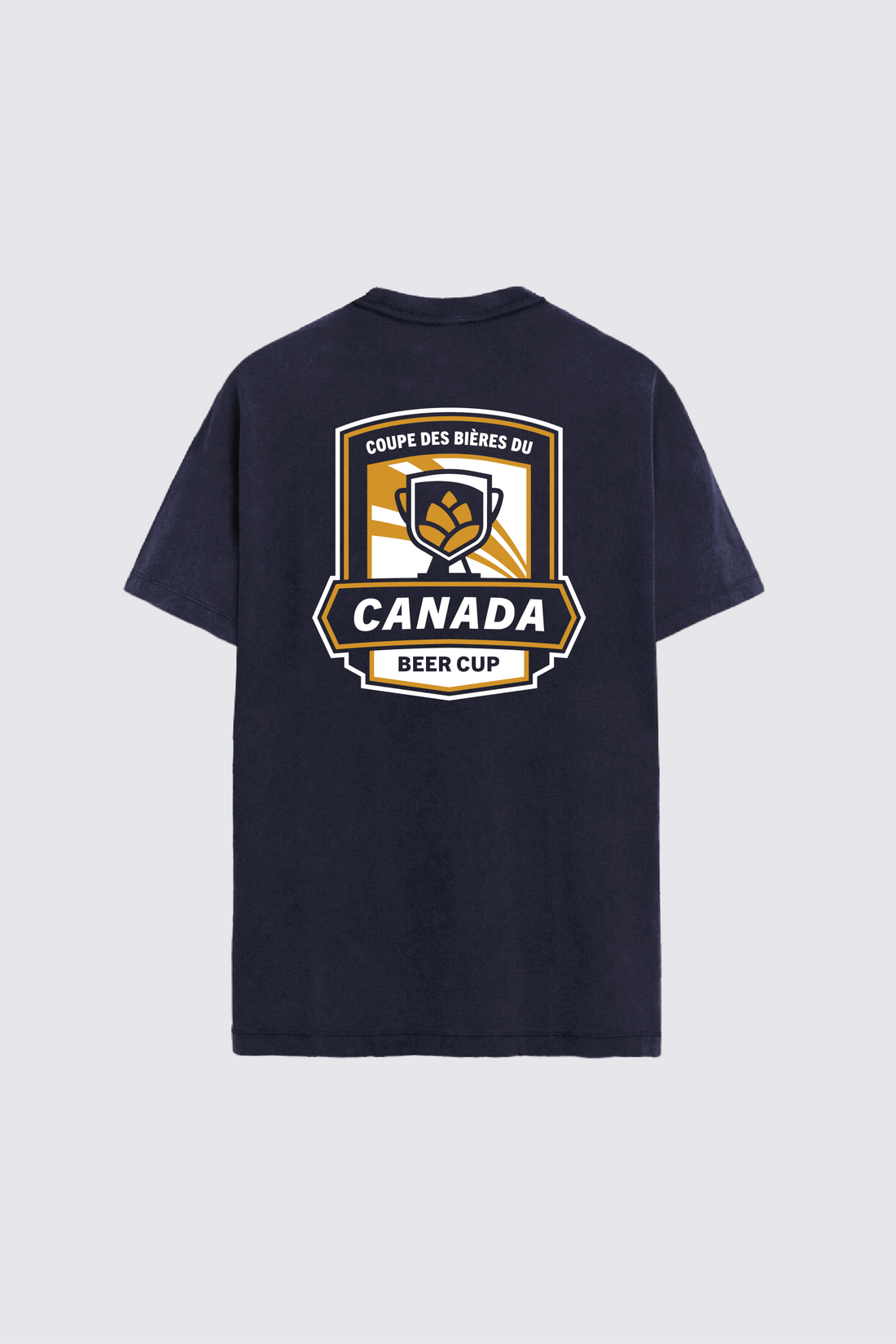 Canada Beer Cup Tee - Navy - Back