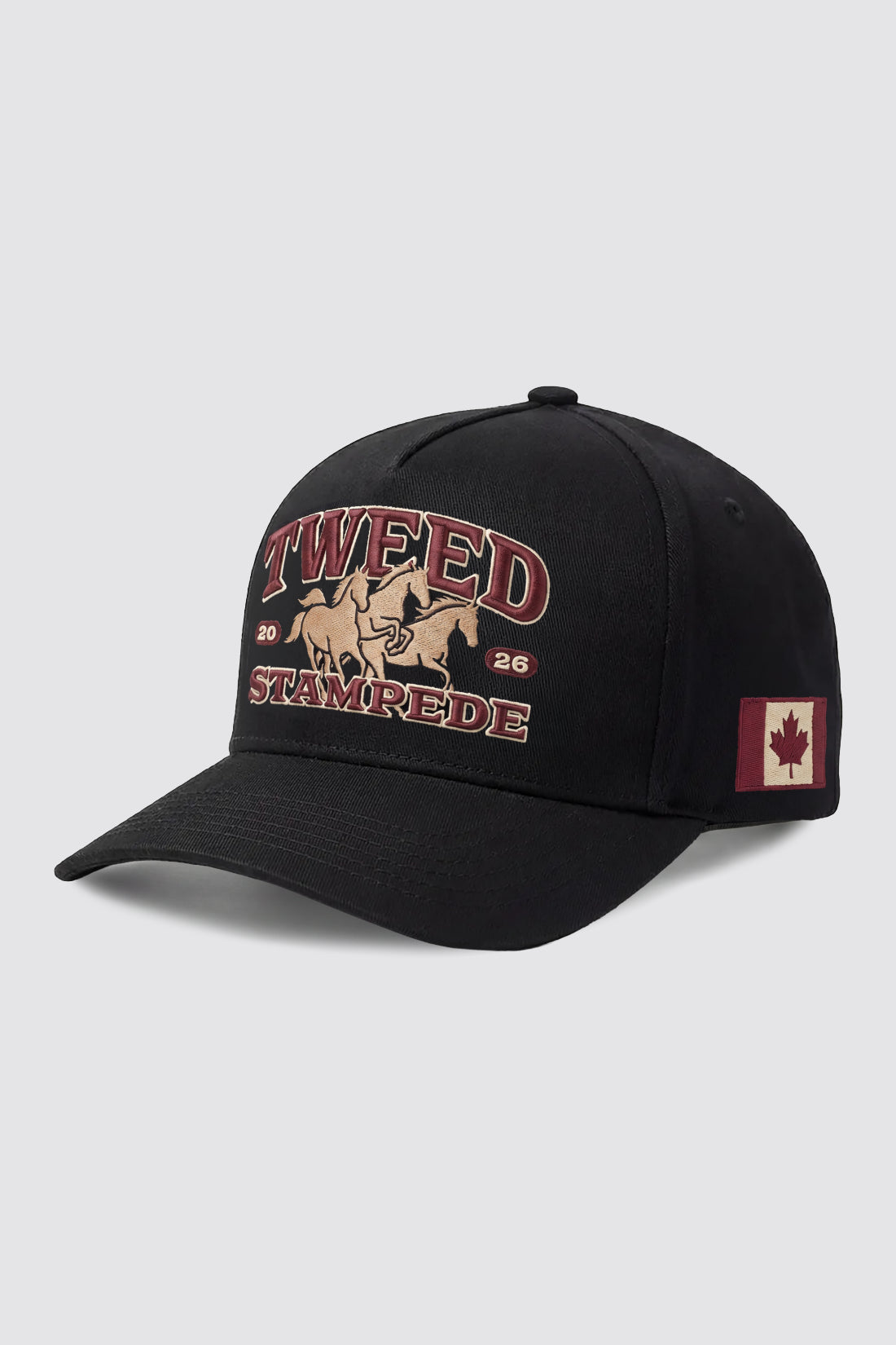 Tweed Stampede Hat - Black