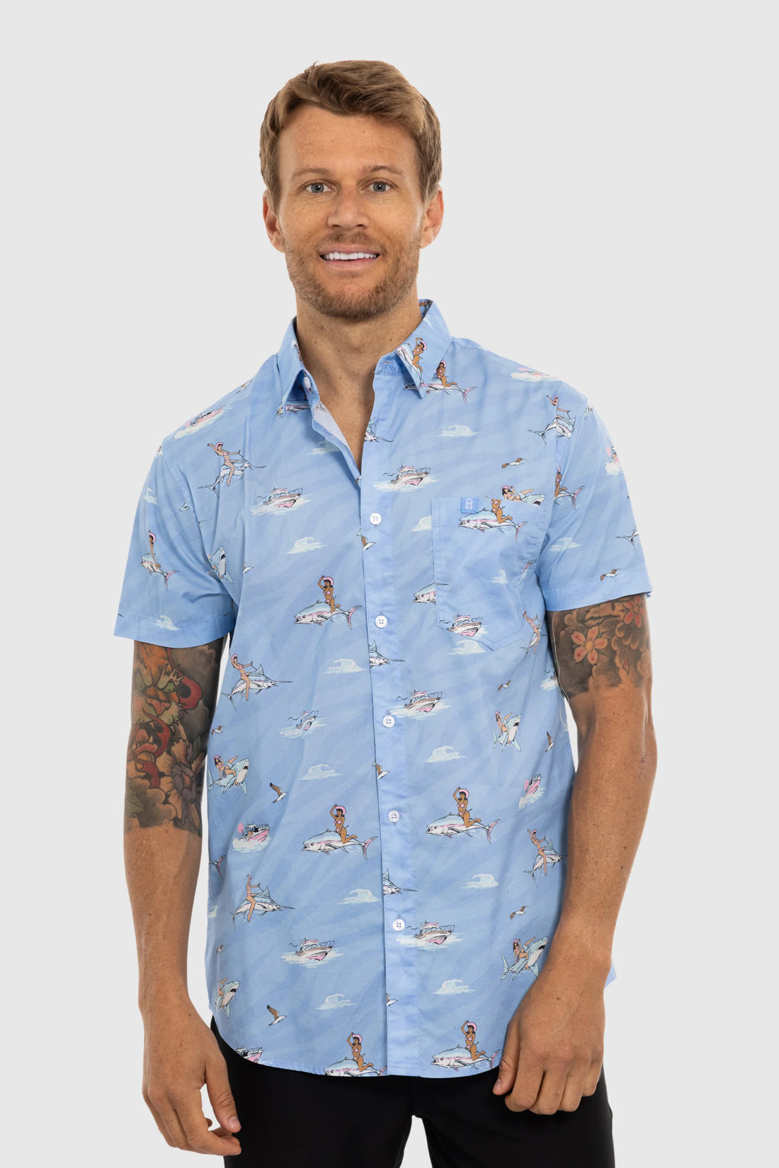 Angler Button Up